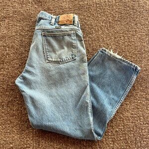 Vintage Distressed Rustler Legendary Gold Jeans